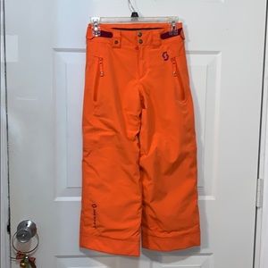 Like new Scott junior orange ski/snow pants